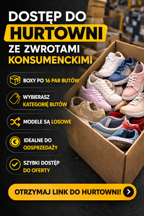 Hurtownia butów – zwroty konsumenckie  Dostęp do dostawcy